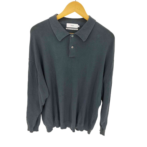 グラフペーパー Graphpaper 23SS Suvin Oversized L/S Polo メンズ FREE