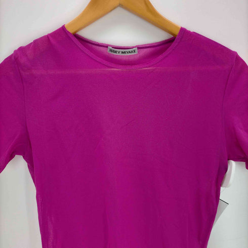 イッセイミヤケ ISSEY MIYAKE メッシュカットソー レディース JPN:S