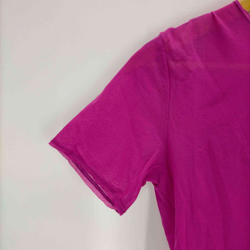 イッセイミヤケ ISSEY MIYAKE メッシュカットソー レディース JPN:S