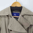 バーバリーブルーレーベル BURBERRY BLUE LABEL トレンチハーフコート 裏地ノバチェック レディース 36