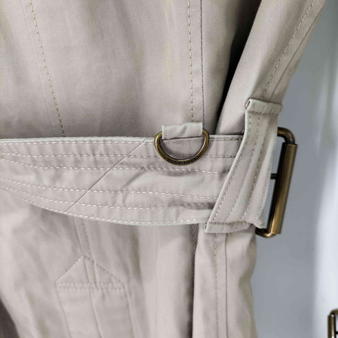 バーバリーブルーレーベル BURBERRY BLUE LABEL トレンチハーフコート 裏地ノバチェック レディース 36
