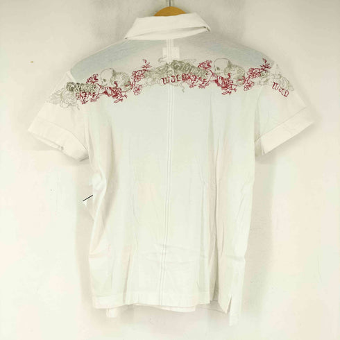 ディーゼル DIESEL スカル刺繍 S/S ポロシャツ レディース JPN:M