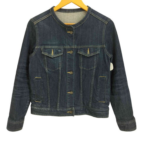 アーヴェヴェ a.v.v ノーカラーデニムジャケット レディース JPN:M