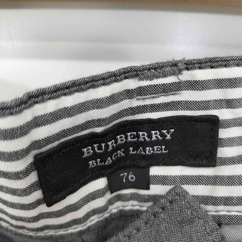 バーバリーブラックレーベル BURBERRY BLACK LABEL コインポケット スラックスパンツ メンズ 76