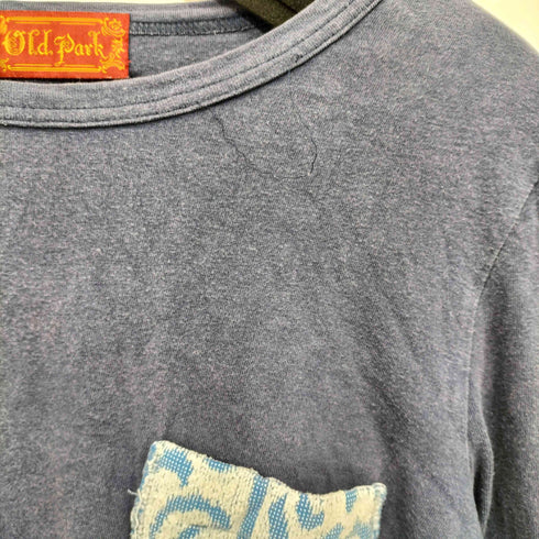 オールドパーク OLDPARK 胸ポケットパッチワーク ロングスリーブTシャツ メンズ JPN:L