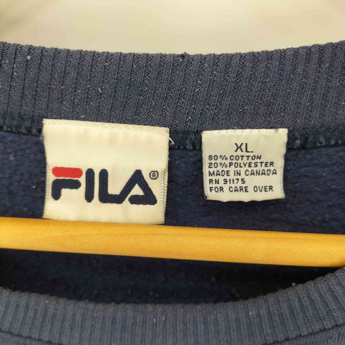 フィラ FILA 90S 旧ロゴ L/S スウェット メンズ JPN:XL