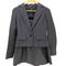 ランバン LANVIN ひし形ドット 1B クロップド テーラードジャケット スカートセットアップ レディース 36
