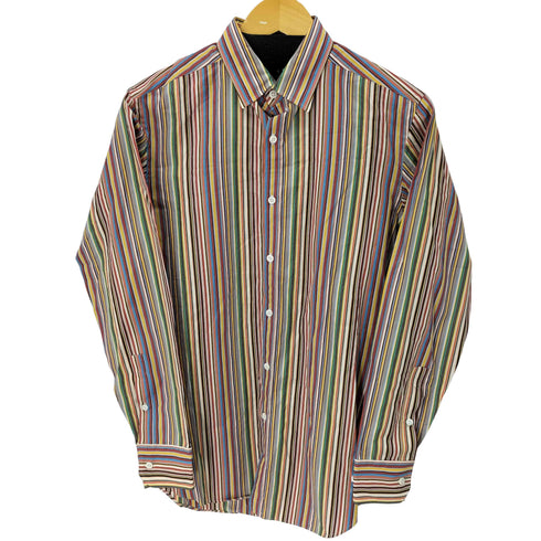ポールスミスロンドン Paul Smith LONDON マルチカラーストライプシャツ メンズ import:M