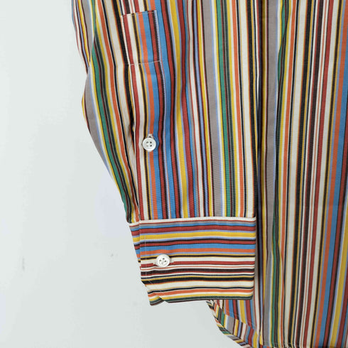 ポールスミスロンドン Paul Smith LONDON マルチカラーストライプシャツ メンズ import:M