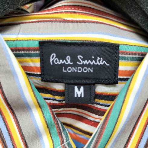 ポールスミスロンドン Paul Smith LONDON マルチカラーストライプシャツ メンズ import:M