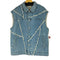 マウジー moussy PATCHWORK BIG DENIM ベスト レディース FREE