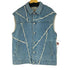 マウジー moussy PATCHWORK BIG DENIM ベスト レディース FREE
