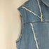 マウジー moussy PATCHWORK BIG DENIM ベスト レディース FREE