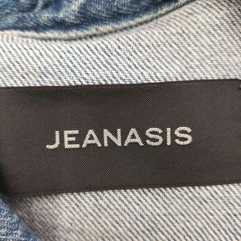 ジーナシス JEANASIS クラッシュデニムジャケット レディース FREE