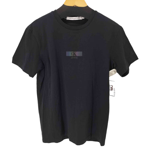 カルバンクラインジーンズ Calvin Klein Jeans シャイニー バック ロゴプリント Tシャツ メンズ JPN:S