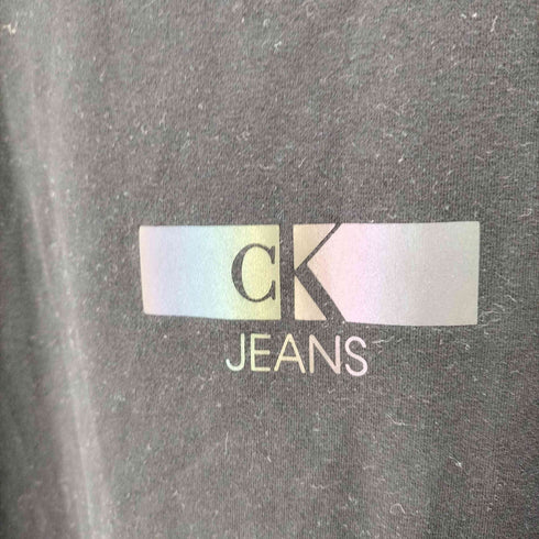 カルバンクラインジーンズ Calvin Klein Jeans シャイニー バック ロゴプリント Tシャツ メンズ JPN:S