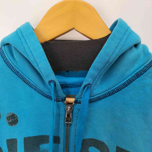 ディーゼル DIESEL ロゴプリントジップアップフーディー メンズ import:S