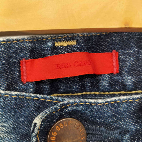 レッドカード REDCARD ボタンフライ ユーズド加工 ストレート デニムパンツ メンズ 30