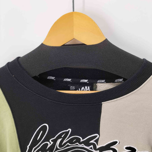 レフラー Leflah 切替スウェットプルオーバー メンズ JPN:XL
