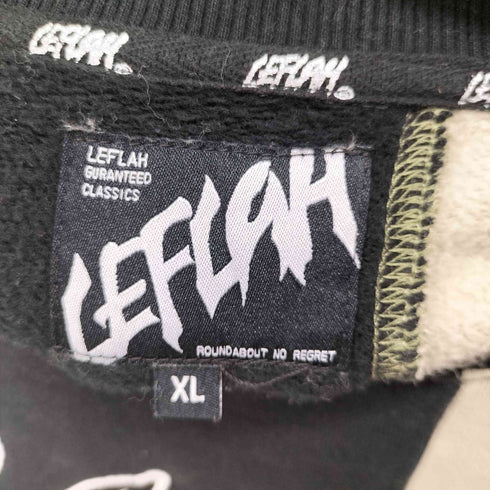 レフラー Leflah 切替スウェットプルオーバー メンズ JPN:XL