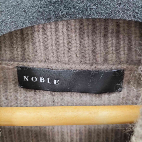 ノーブル Noble アンゴラ混タートルネックプルオーバーニット レディース
