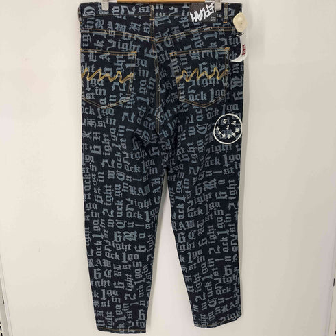 レフラー Leflah 総柄ストレッチデニムパンツ メンズ JPN:L