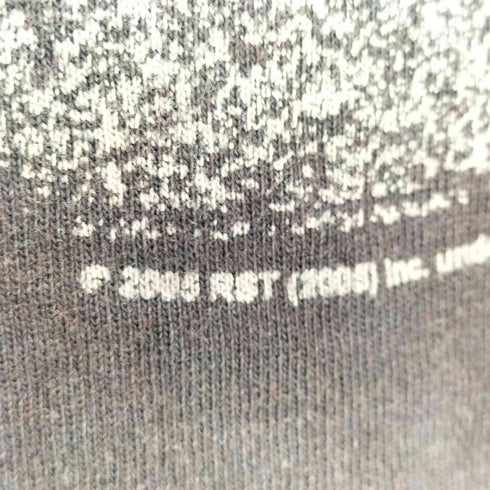 アローレ ALORE コピーライト2005 USA製 グラデーションフロントプリントS/S TEE メンズ JPN:XL