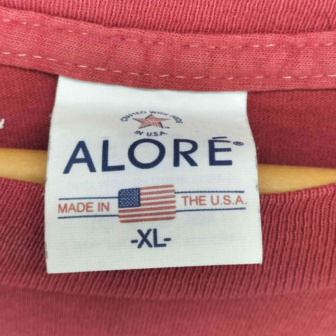 アローレ ALORE コピーライト2005 USA製 グラデーションフロントプリントS/S TEE メンズ JPN:XL