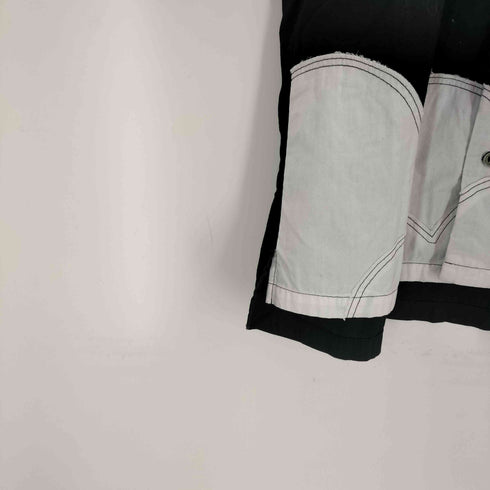 ブラックコムデギャルソン BLACK COMME des GARCONS 丸襟 デザインシャツ レディース JPN:XS