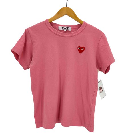 プレイコムデギャルソン PLAY COMME des GARCONS ワンポイント刺繍Tシャツ レディース JPN:L