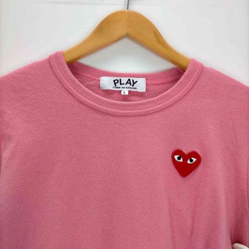 プレイコムデギャルソン PLAY COMME des GARCONS ワンポイント刺繍Tシャツ レディース JPN:L