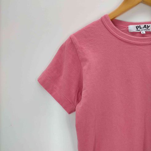 プレイコムデギャルソン PLAY COMME des GARCONS ワンポイント刺繍Tシャツ レディース JPN:L