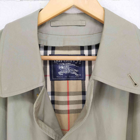 バーバリーズ BURBERRYS MADE IN ENGLAND 裏地ノバチェックステンカラーコート メンズ