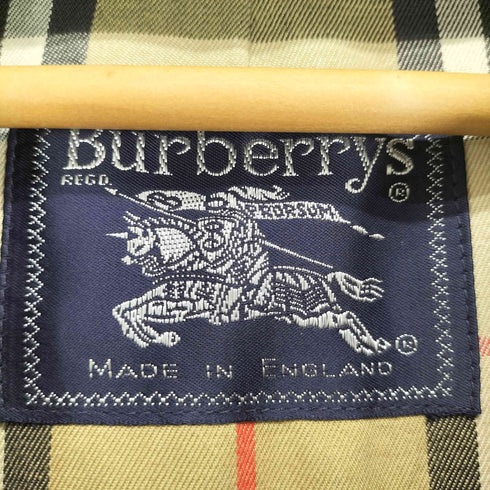 バーバリーズ BURBERRYS MADE IN ENGLAND 裏地ノバチェックステンカラーコート メンズ