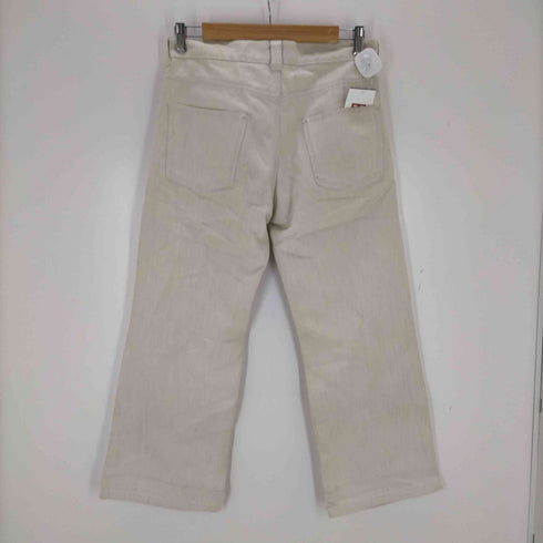 トリココムデギャルソン tricot COMME des GARCONS AD2006 ジップデザイン ワイドデニムパンツ レディース JPN:M