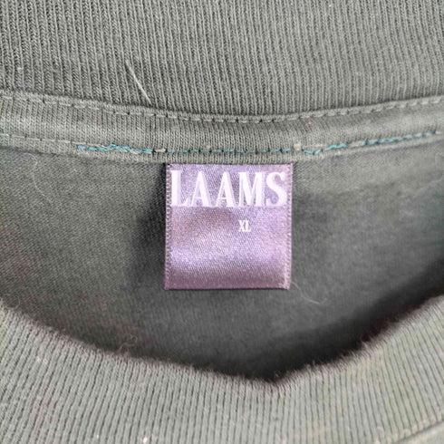 LAAMS バッグロゴ ラメTシャツ メンズ import:XL