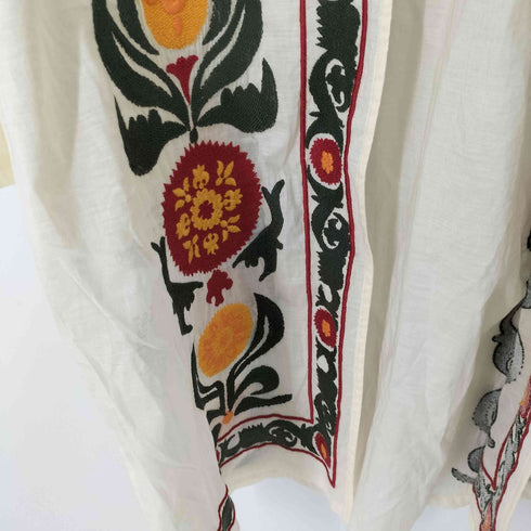 ローズバッド ROSE BUD 刺繍デザイン シアーガウン レディース FREE