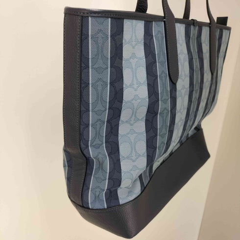 コーチ COACH シグネチャー ストライプ トート バッグ レディース