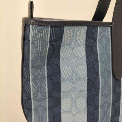 コーチ COACH シグネチャー ストライプ トート バッグ レディース