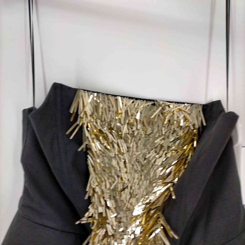 エイチアンドエム H&M Studio Collection スパングルアワーグラスベアトップワンピース レディース EUR:44