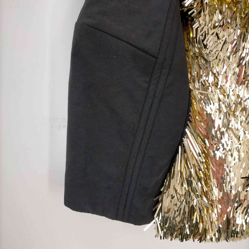 エイチアンドエム H&M Studio Collection スパングルアワーグラスベアトップワンピース レディース EUR:44