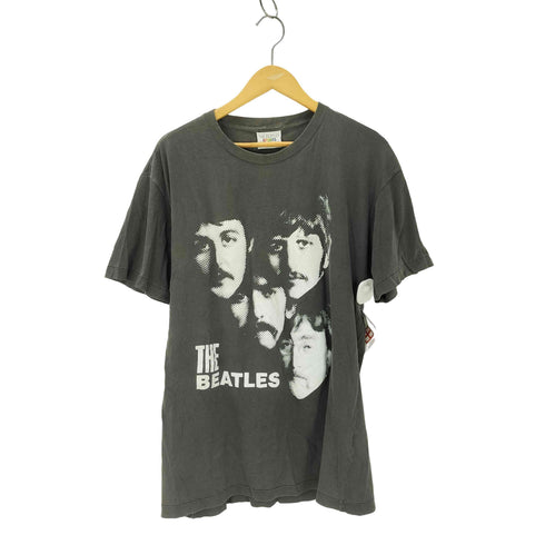 90S 93年© バンドプリントクルーネックTシャツ 裾袖シングル メンズ JPN:M