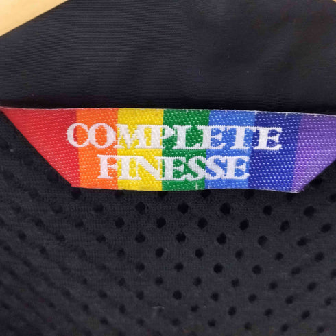 complete finesse 裏地メッシュ 企業ロゴ コーチジャケット メンズ