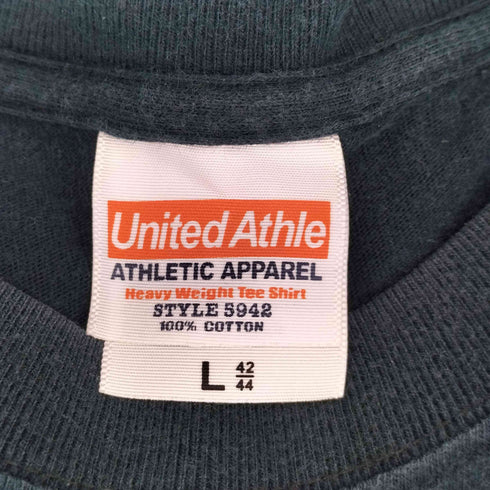 ユナイテッドアスレ UNITED ATHLE グラフィックプリントクルーネックtシャツ メンズ JPN:L