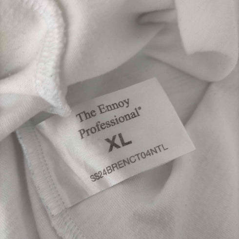 ザエンノイプロフェッショナル The Ennoy Professional Logo T-Shirt White メンズ import:XL
