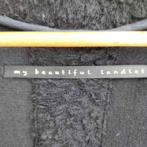 マイビューティフルランドレット my beautiful landlet 17AW ボアオーバーサイズドカーディガン メンズ JPN:0