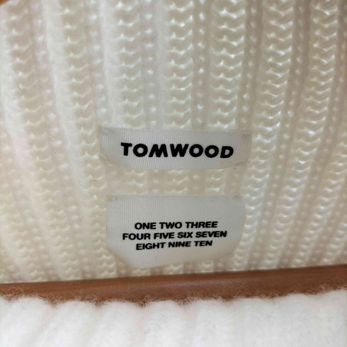トムウッド TOMWOOD 21aw side stripe-detail jumper サイドストライプ タートルネックニット メンズ M