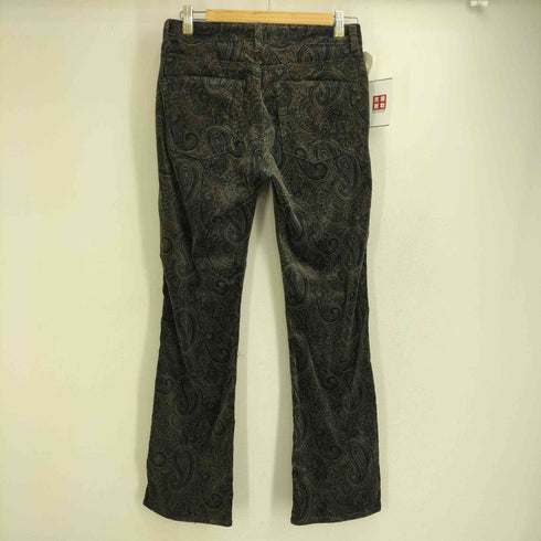 ギャップ Gap 00s boot cut stretch ペイズリー柄 ベロア ブーツカット フレア パンツ メンズ 4R