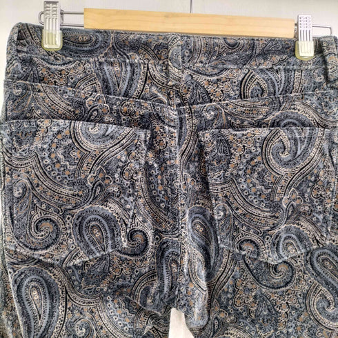 ギャップ Gap 00s boot cut stretch ペイズリー柄 ベロア ブーツカット フレア パンツ メンズ 4R