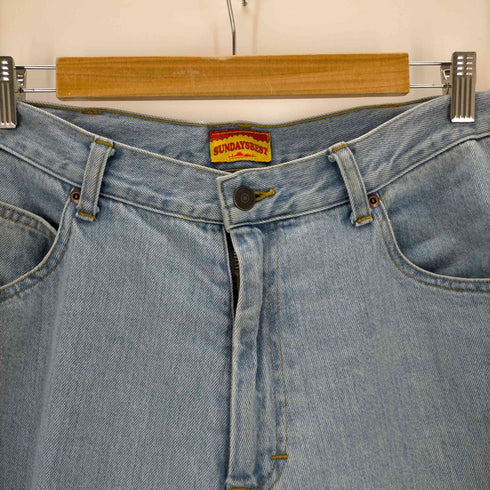 サンデイズベスト SUNDAYS BEST REGULAR FIT ICE BLUE DENIM メンズ